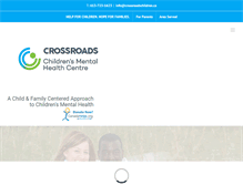 Tablet Screenshot of crossroadschildren.ca